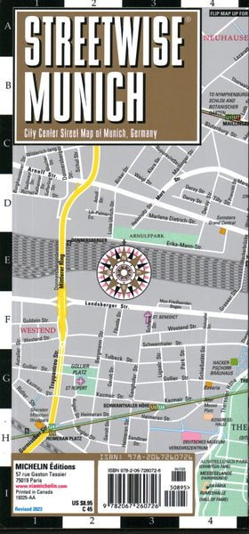 Streetwise Munich laminated map Streetwise Maps, Inc