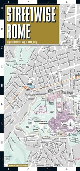 Streetwise Rome laminated map Streetwise Maps, Inc
