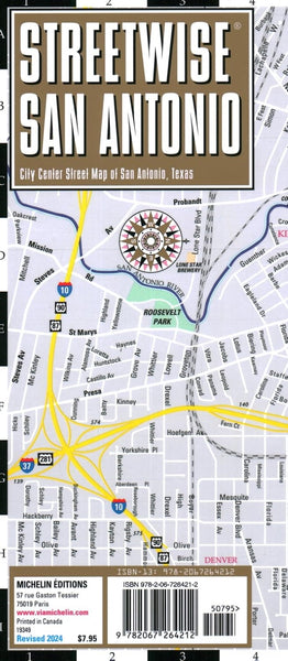 Streetwise San Antonio laminated map Streetwise Maps, Inc