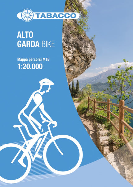 Alto Garda (North Lake Garda) Topographic Bike Map 1:20,000 Tabacco Map