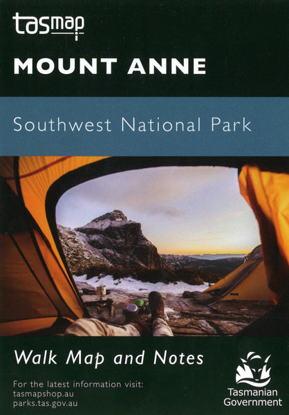Mount Anne Southwest National Park Walk Map TASMAP