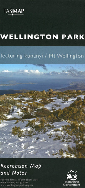 Wellington Park (featuring kunanyi / Mt Wellington) Recreation Map TASMAP