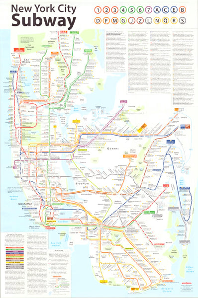 New York City Subway Poster Tauranac Press