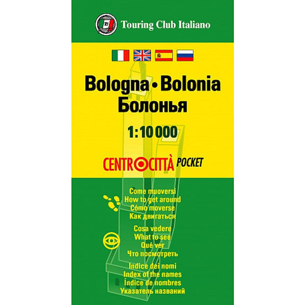 Bologna Centrocittà Pocket = Bolonia City Center Pocket Map Touring Club Italiano