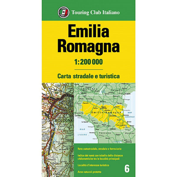 Emilia Romagna : 1:200 000 Touring Club Italiano
