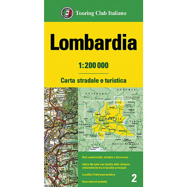 Lombardia : 1:200 000 Touring Club Italiano