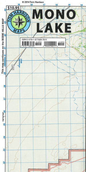 The Mono Lake Hiking Map Tom Harrison Maps