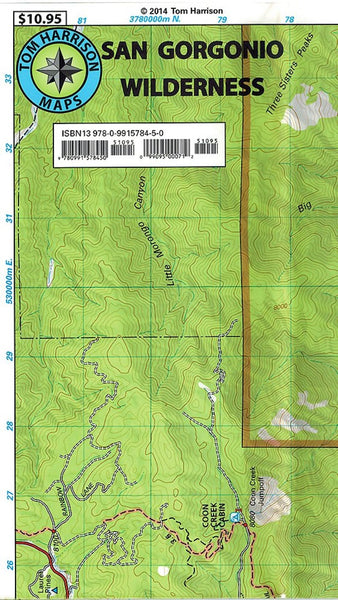 San Gorgonio Wilderness Tom Harrison Maps