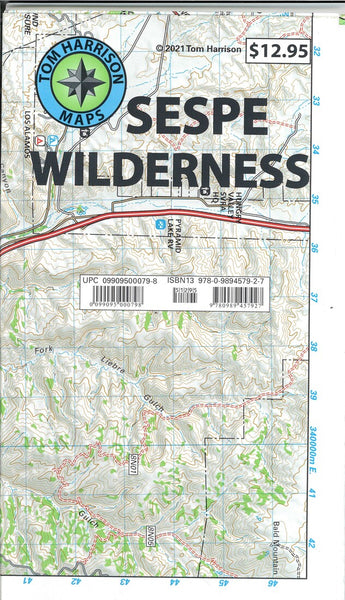Sespe Wilderness, California Tom Harrison Maps