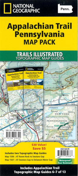 Appalachian Trail: Pennsylvania [Map Pack Bundle] National Geographic Maps