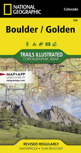 Boulder/Golden Trails Illustrated Map National Geographic Maps