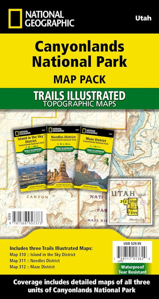 Canyonlands National Park [Map Pack Bundle] National Geographic Maps