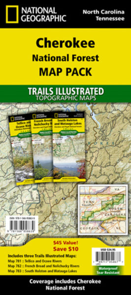 Cherokee National Forest [Map Pack Bundle] National Geographic Maps