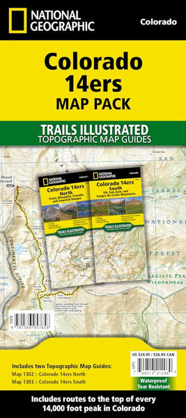 Colorado 14ers [Map Pack Bundle] National Geographic Maps