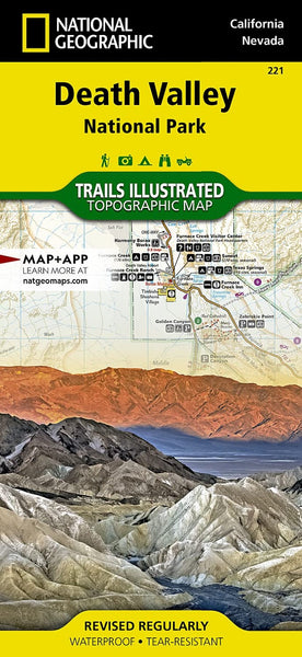 Death Valley National Park, Map 221 National Geographic Maps