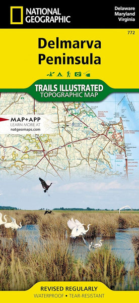 Delmarva Peninsula, Map 772 National Geographic Maps
