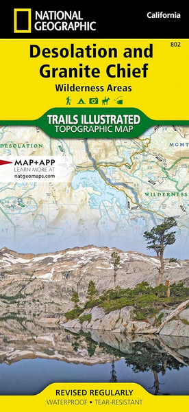 Desolation and Granite Chief Wildernesses National Geographic Maps