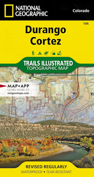 Durango : Cortez Trails Illustrated Map National Geographic Maps