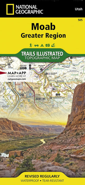 Moab Greater Region, 505 National Geographic Maps