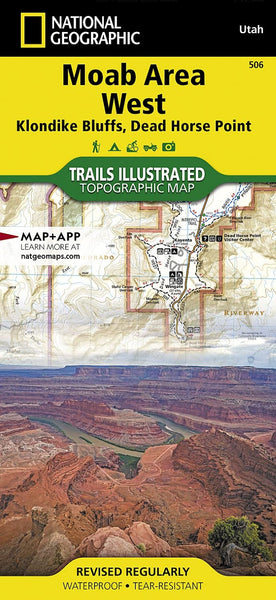 Moab Area West: Klondike Bluffs, Dead Horse Point Map National Geographic Maps