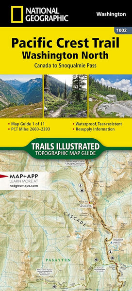 Pacific Crest Trail [Canada to Snoqualmie] National Geographic Maps