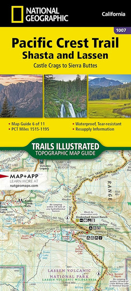 Pacific Crest Trail [Castle Craggs to Sierra Buttes] National Geographic Maps