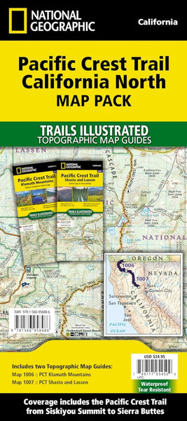 Pacific Crest Trail: California North [Map Pack Bundle] National Geographic Maps