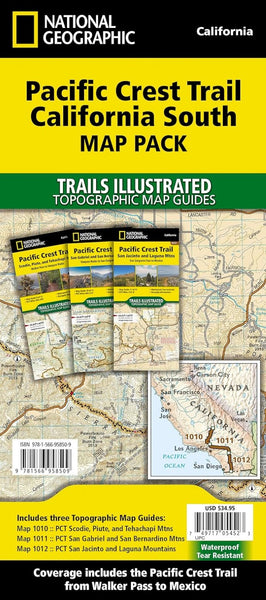 Pacific Crest Trail: California South [Map Pack Bundle] National Geographic Maps
