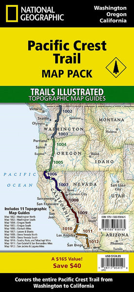 Pacific Crest Trail [Map Pack Bundle] National Geographic Maps
