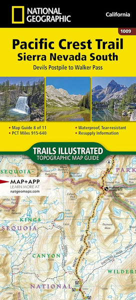 Pacific Crest Trail [Devils Postpile to Walker Pass] National Geographic Maps