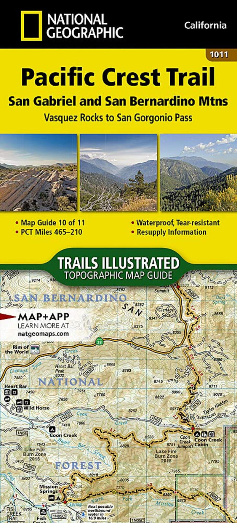 Pacific Crest Trail [Vasquez Rocks to San Gorgonio Pass] | Map Geek.com