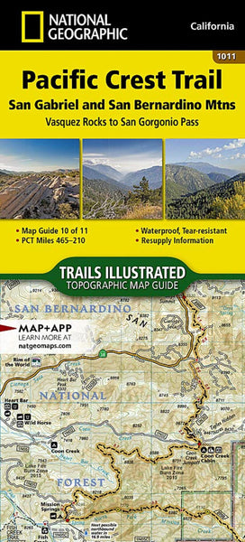 Pacific Crest Trail [Vasquez Rocks to San Gorgonio Pass] National Geographic Maps