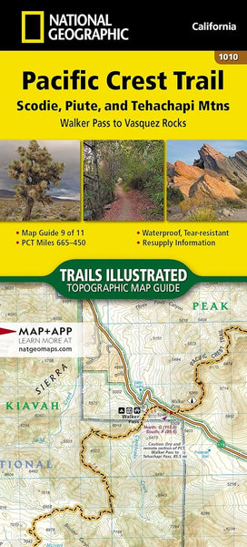 Pacific Crest Trail [Walker Pass to Vasquez Rocks] National Geographic Maps