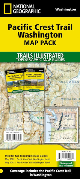 Pacific Crest Trail: Washington [Map Pack Bundle] National Geographic Maps