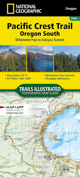 Pacific Crest Trail [Willamette Pass to Siskiyou Summit] National Geographic Maps
