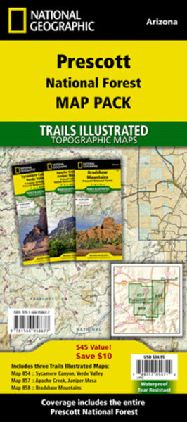 Prescott National Forest [Map Pack Bundle] National Geographic Maps