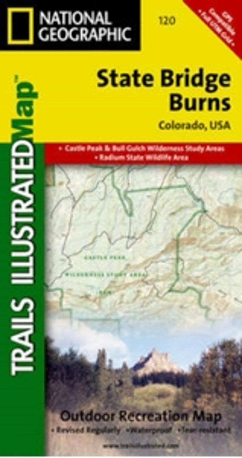 State Bridge and Burns, Colorado, Map 120 | Map Geek.com