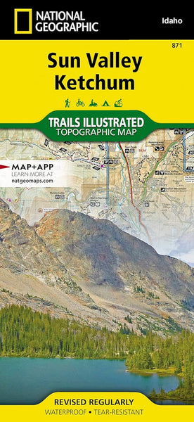 Sun Valley, Ketchum Trails Illustrated Map National Geographic Maps