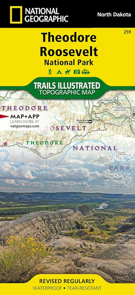 Theodore Roosevelt National Park : North Dakota, USA National Geographic Maps