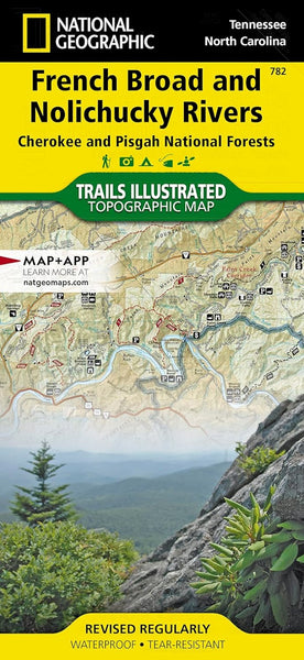 French Broad & Nolichucky Rivers : Cherokee & Pisgah National Forests : Tennessee/North Carolina, USA National Geographic Maps