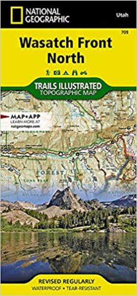 Wasatch Front, North, Map 709 National Geographic Maps
