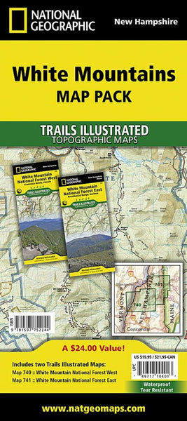White Mountains National Forest : map pack National Geographic Maps