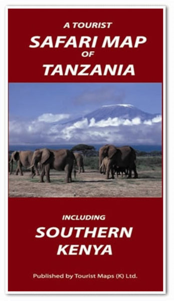A Tourist Safari Map of Tanzania Tourist Maps Kenya Limited