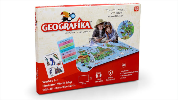 Geografika World Map Game Unikplay