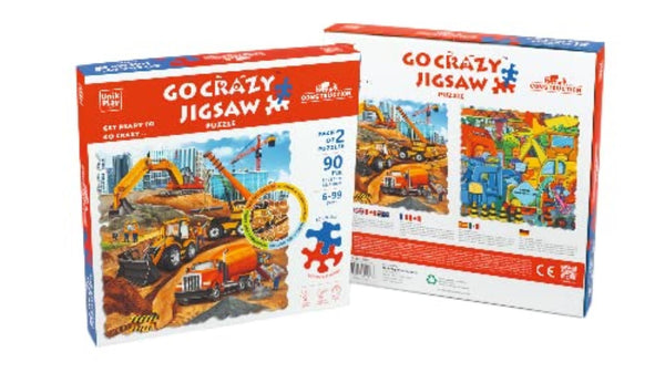 Go Crazy Jigsaw Puzzle - Big - Construction Unikplay