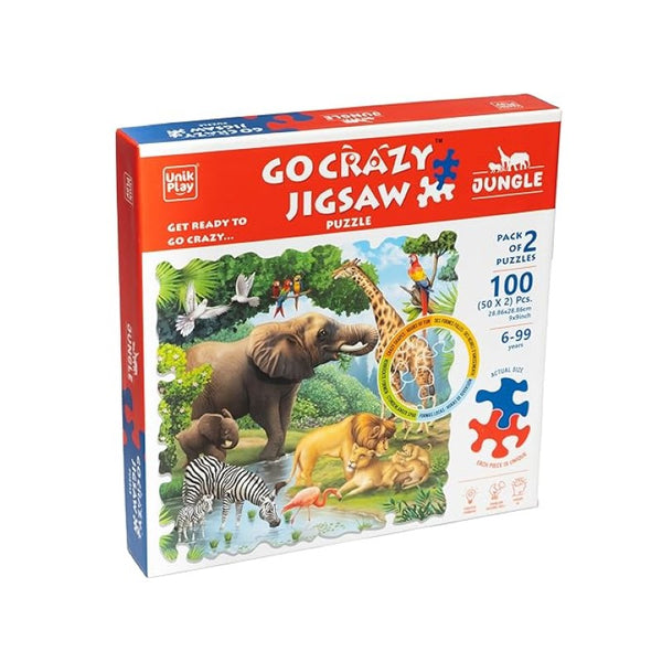Go Crazy Jigsaw Puzzle - Jungle Unikplay