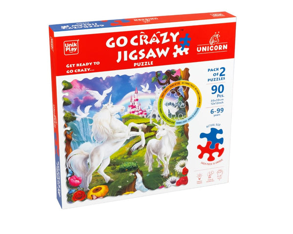 Go Crazy Jigsaw Puzzle - Big - Unicorn Unikplay