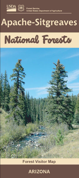 Apache-Sitgreaves National Forest Visitor Map United States Forest Service