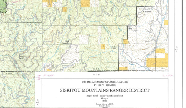 SISKIYOU MOUNTAINS RANGER DISTRICT,OR United States Forest Service