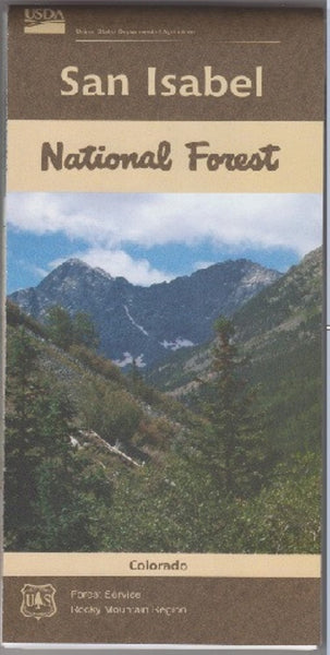 San Isabel National Forest Map United States Forest Service